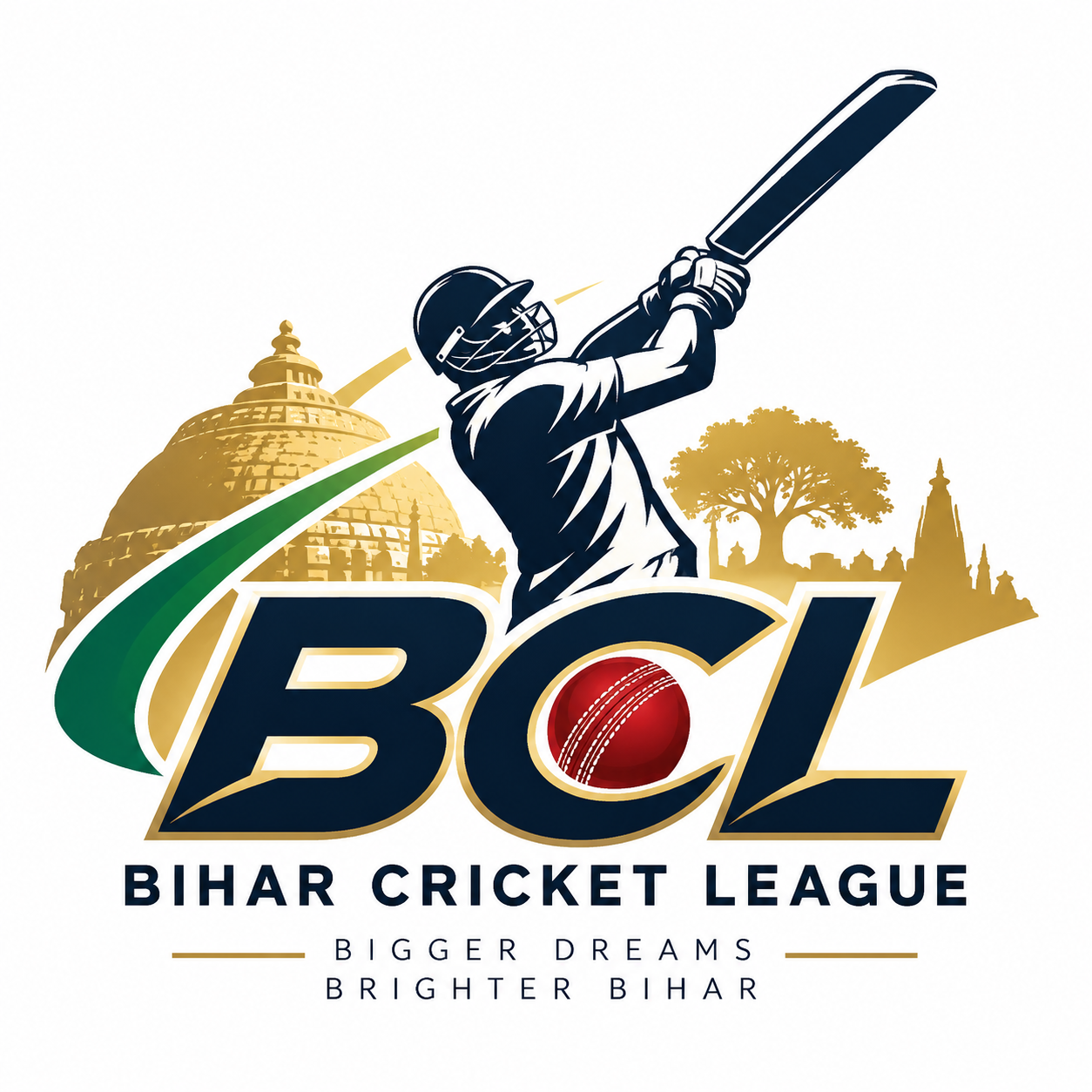 Bihar Cricket League crest